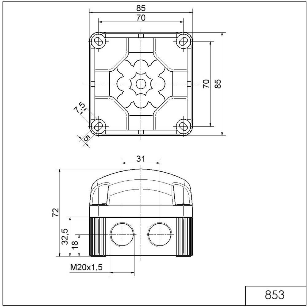 Werma Signaltechnik Signalleuchte LED 853.310.54 853.310.54 Gelb Blitzlicht 12 V/DC