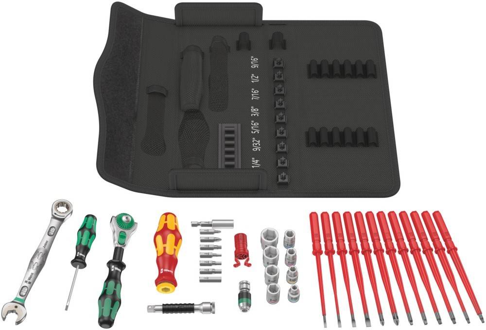 Wera Kraftform Kompakt W Imperial 1 Wartung, 35-tlg.
