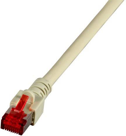 RJ45 Patchkabel Cat.6 S/FTP LSZH -- grau 0,75m Kupferverkabelung