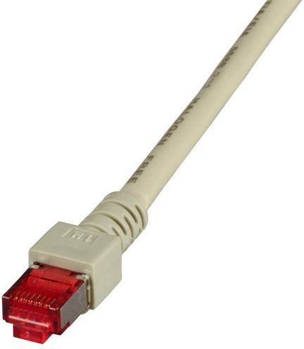 RJ45 Patchkabel Cat.6 S/FTP LSZH -- grau 0,75m Kupferverkabelung