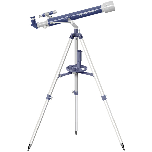 Bresser Optik Visomar 60/700 AZ1 Linsen-Teleskop Azimutal Achromatisch, Vergrößerung 35 bis 175 x