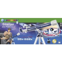 Bresser Optik Visomar 60/700 AZ1 Linsen-Teleskop Azimutal Achromatisch Vergrößerung 35 bis 175 x Bresser Optik Visomar 60/700 AZ1 Linsen-Teleskop Azimutal Achromatisch Vergrößerung 35 bis 175 x