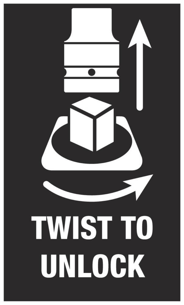 Wera 05136420001 9600 Nuss-Magnetleiste Twist-to-lock 1/4" 1St.