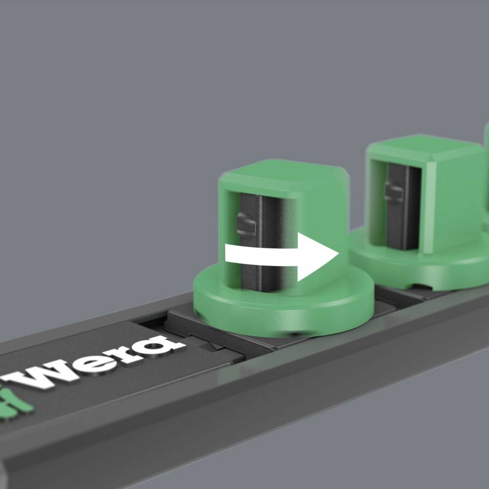 Wera 05136422001 9602 Nuss-Magnetleiste Twist-to-lock 1/2" 1St.