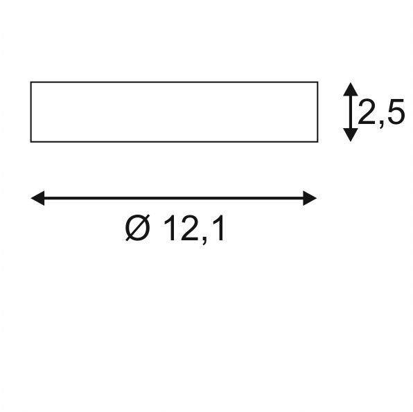 SLV 143382 Rosette 230 V mit Klemmbefestigung