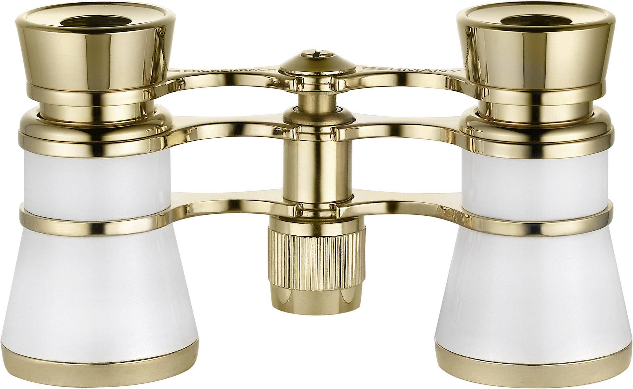 Eschenbach Glamour Theaterglas 3 x 25mm Perlweiß, Gold