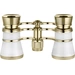 Eschenbach Glamour Theaterglas 3 x 25mm Perlweiß, Gold Eschenbach Glamour Theaterglas 3 x 25mm Perlweiß, Gold