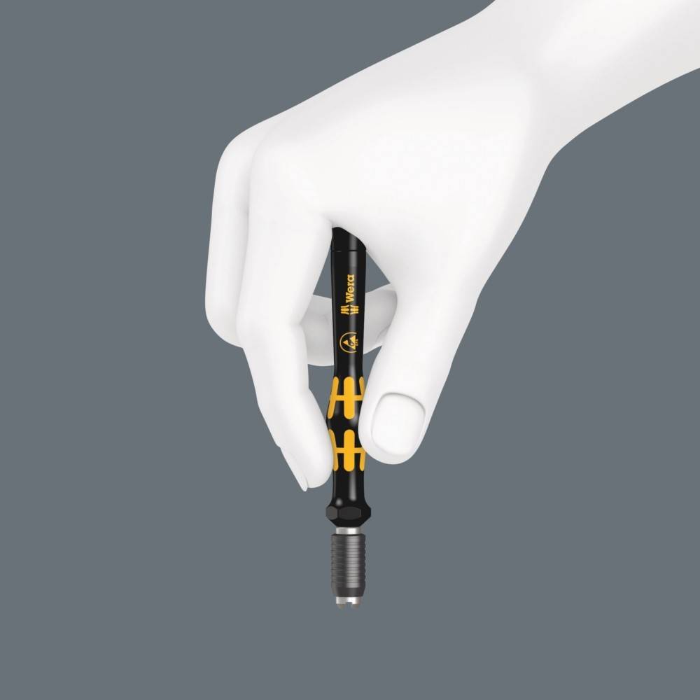 Wera 1013 Micro ESD Bit-Schraubendreher 5/32" (4 mm) Halfmoon, 5/32" (4 mm) HIOS 44mm