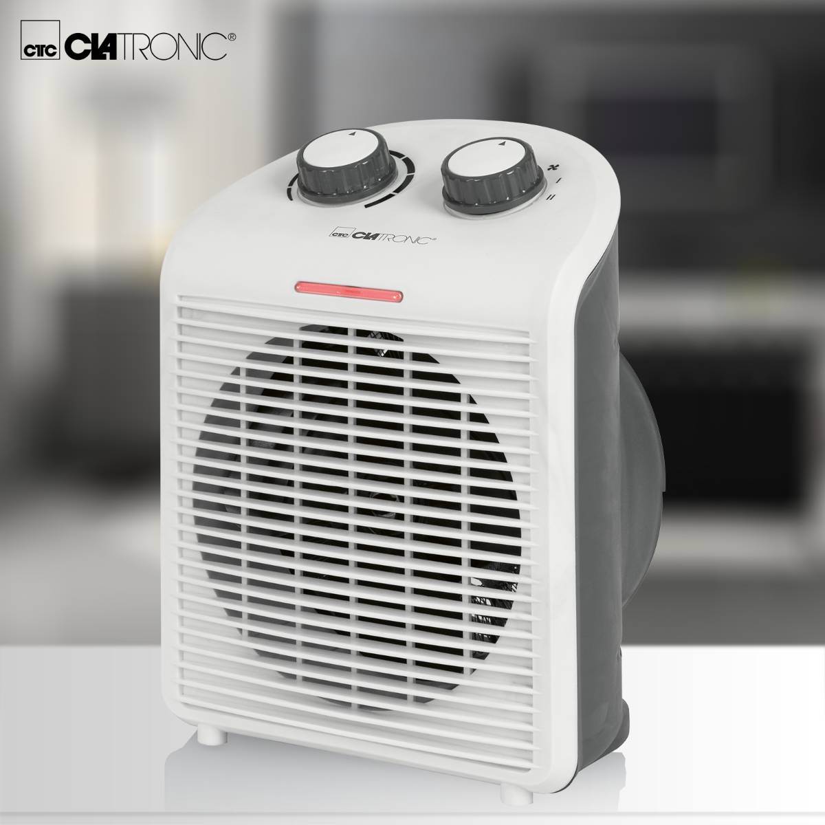 CLATRONIC Heizlüfter HL 3761, weiß/grau (95273850)