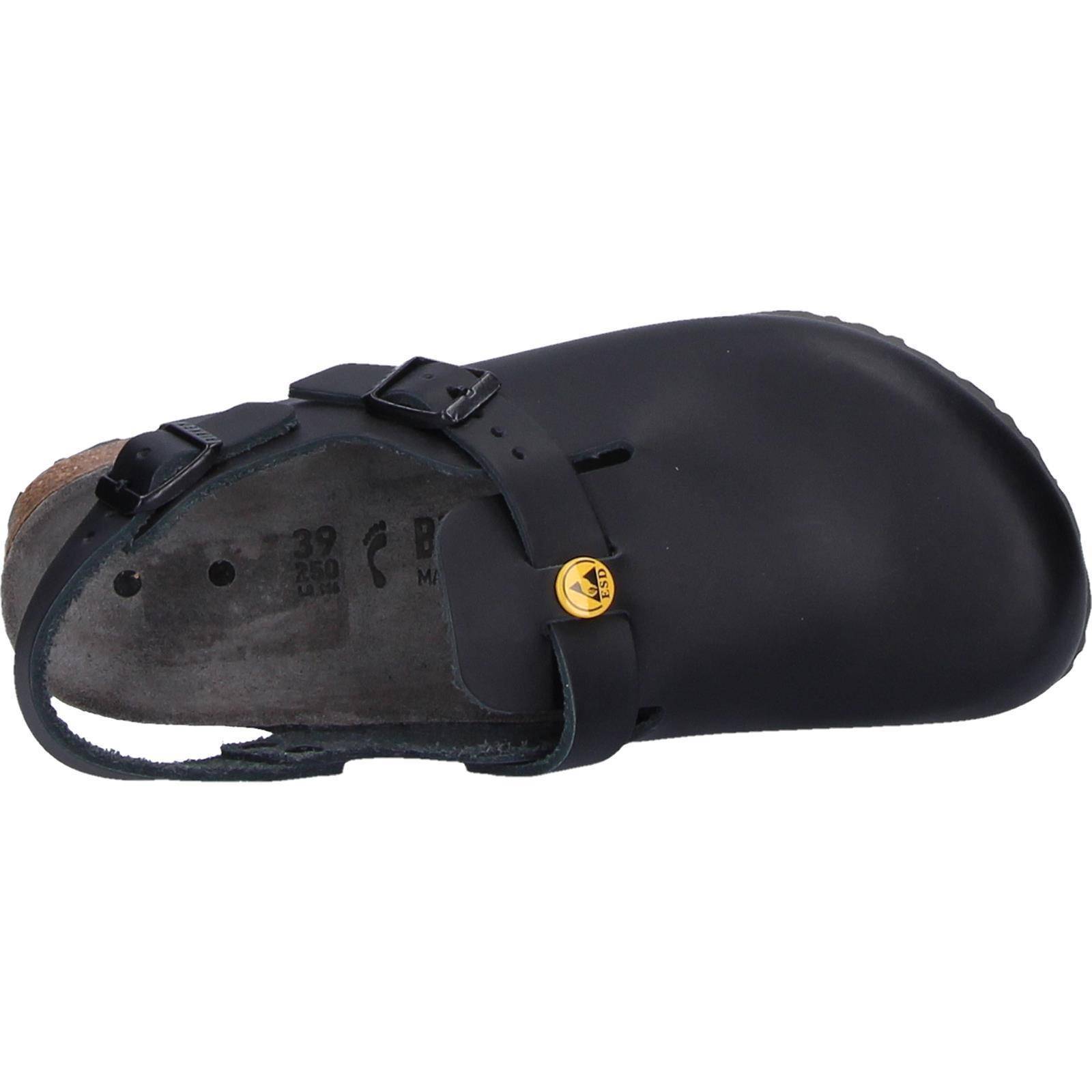 ESD Clog TOKIO ESD Naturleder 61408, schwarz, schmal, 37