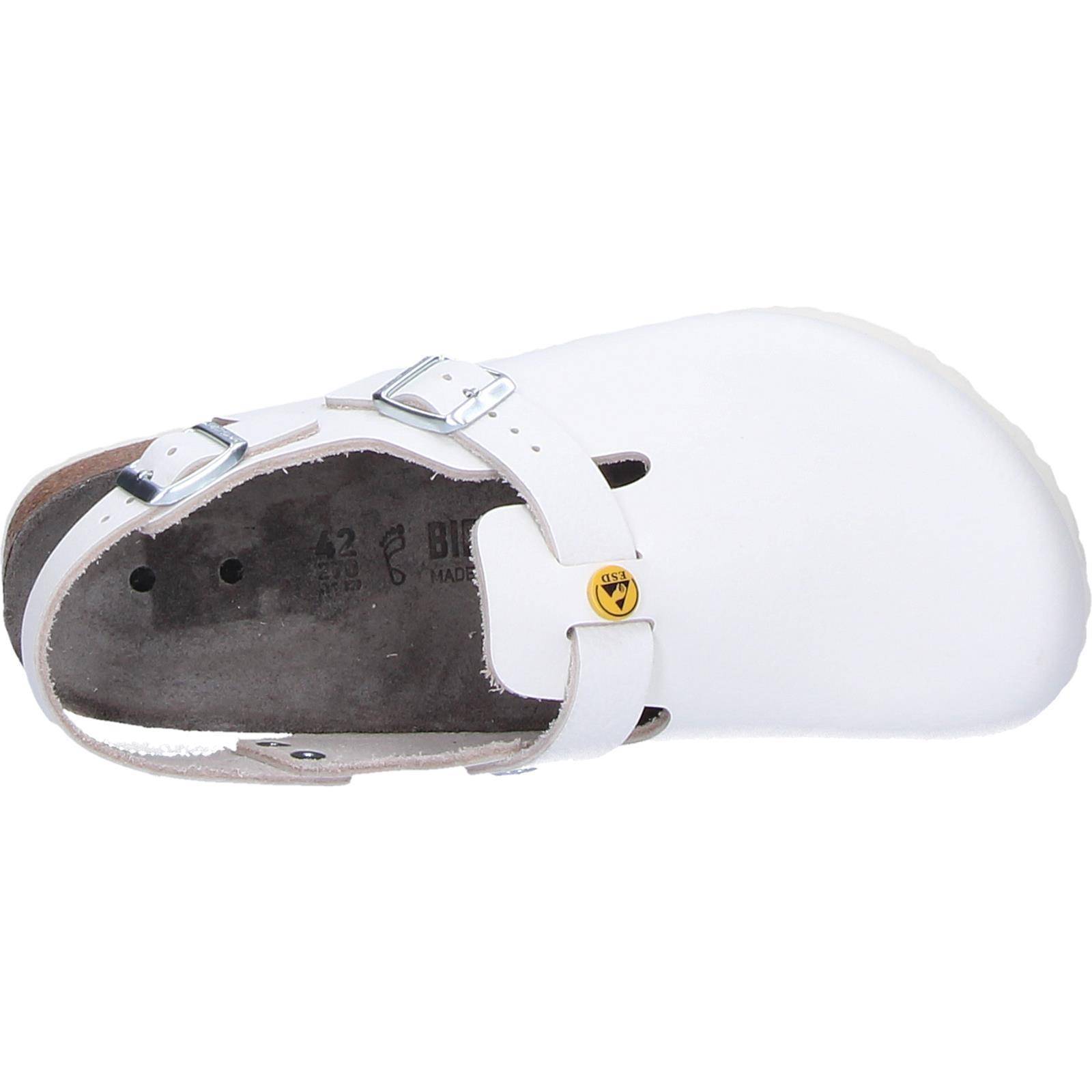 ESD Clog TOKIO ESD Naturleder 61410, weiss, normal, 43