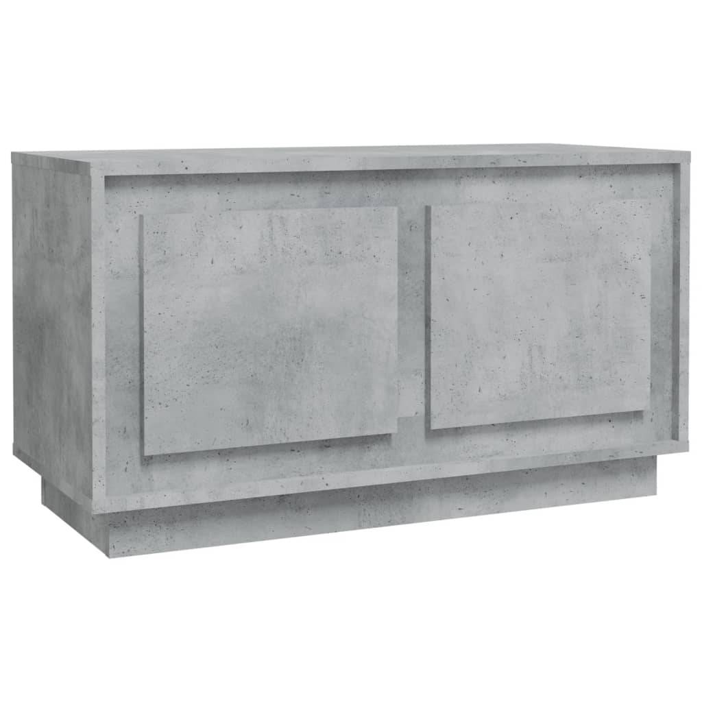 vidaXL TV-Schrank Betongrau 80x35x45 cm Holzwerkstoff