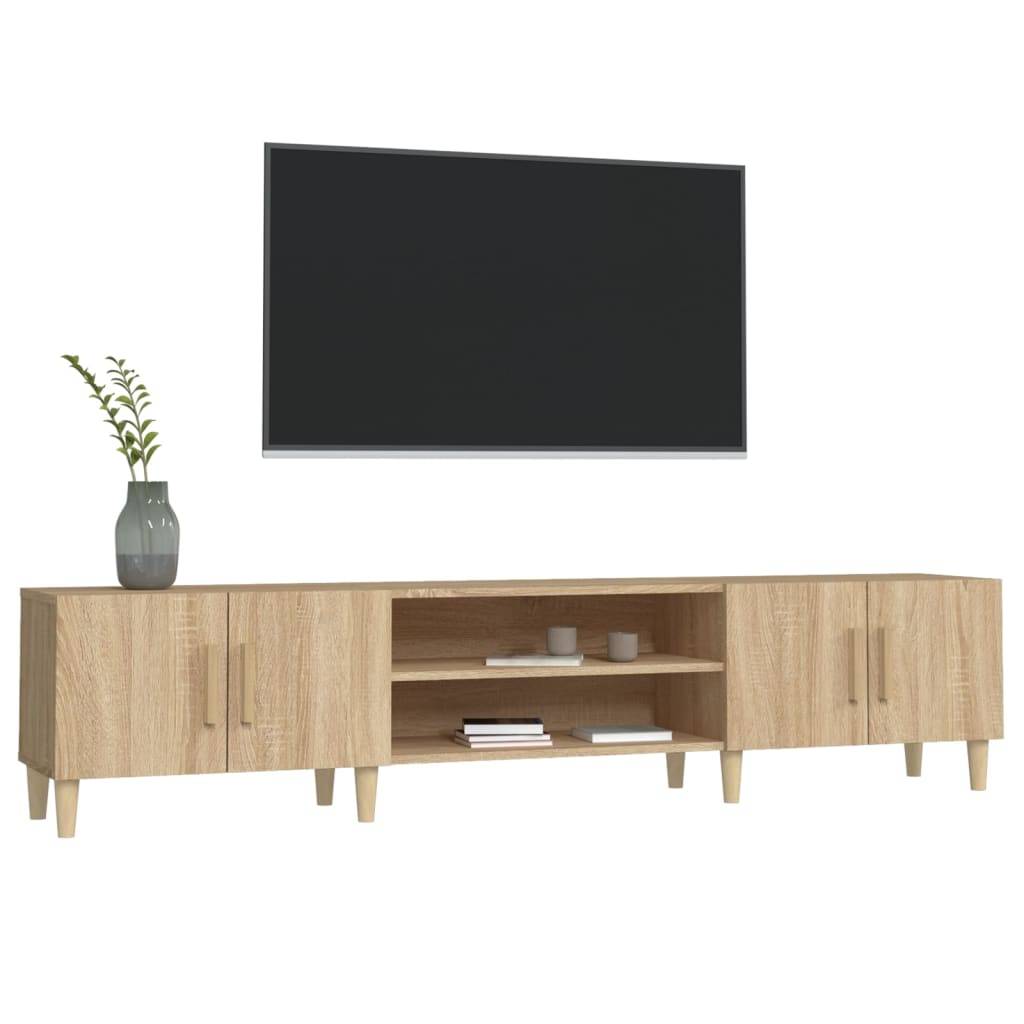 vidaXL TV-Schrank Sonoma-Eiche 180x31,5x40 cm Holzwerkstoff