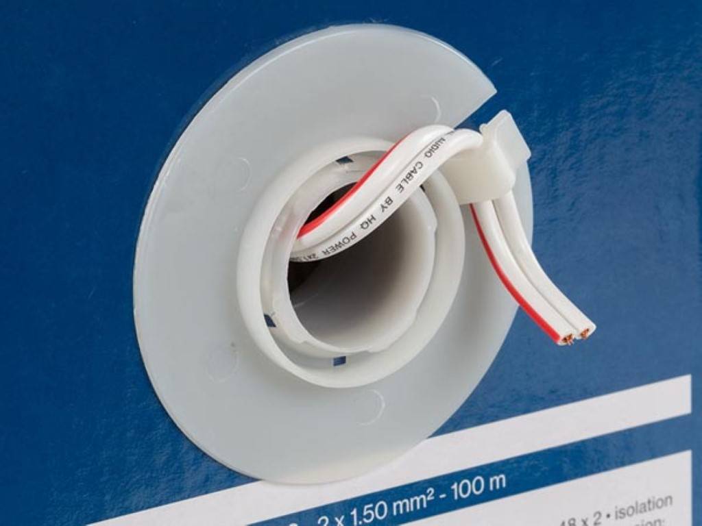 LAUTSPRECHERKABEL - WEIß - 2 x 1.5 mm² - 100 m