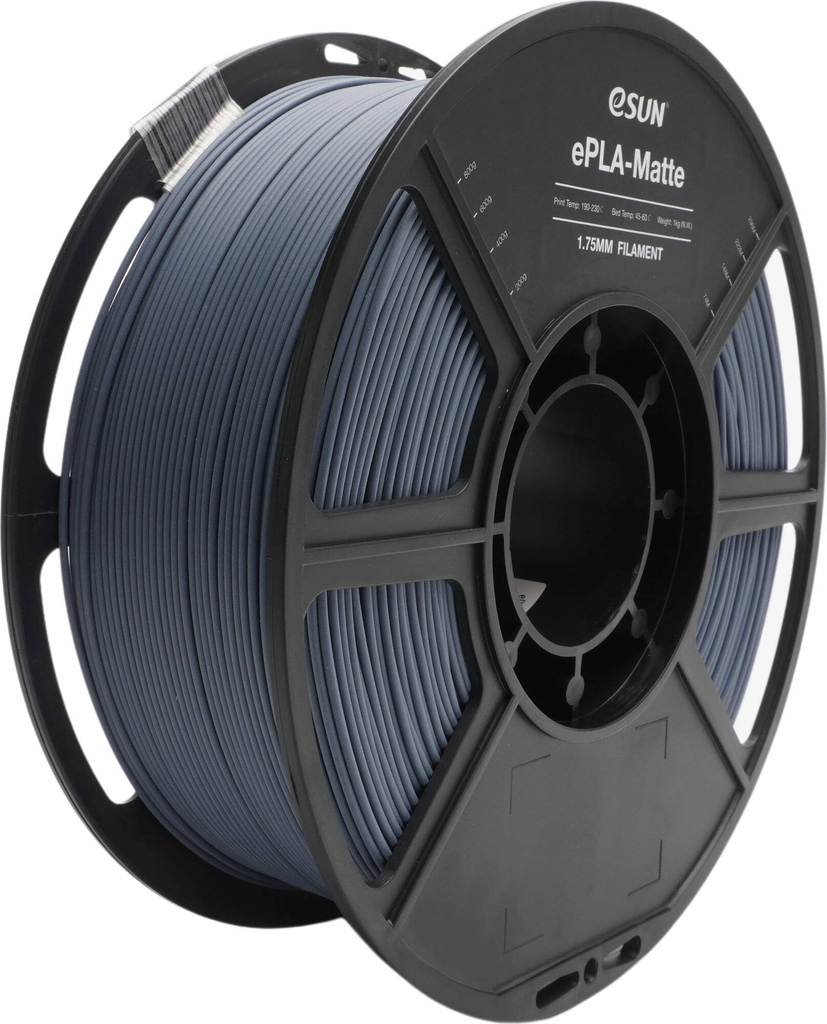 EPLA-MATTE 1,75mm DARK GREY 1kg Drucker & Scanner 3D Druck
