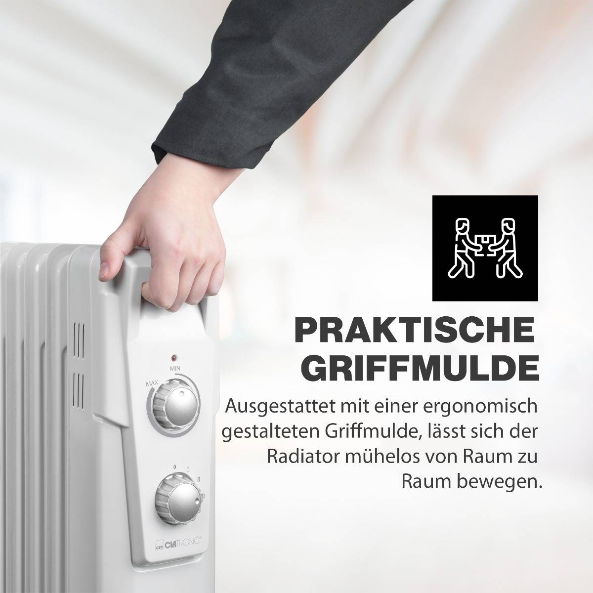 Clatronic RA 3735 - Ölradiator - zum Aufstellen