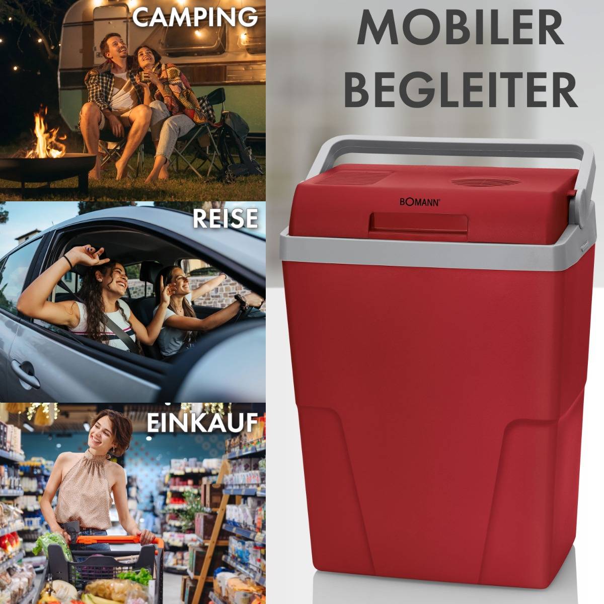 Bomann Kühlbox KB 6011.1 CB rot