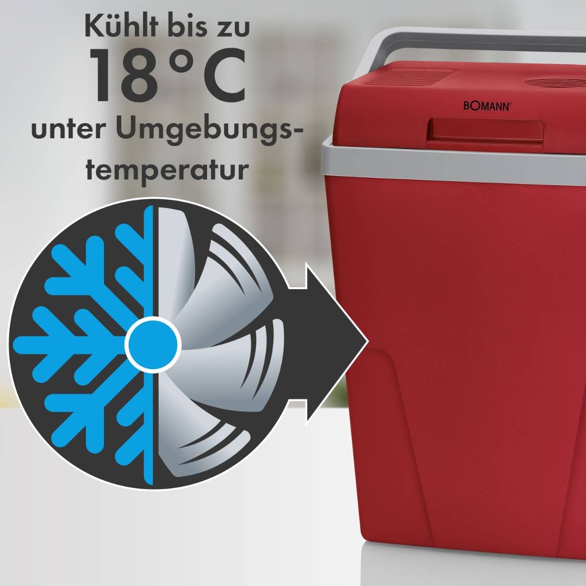 Bomann Kühlbox KB 6011.1 CB rot