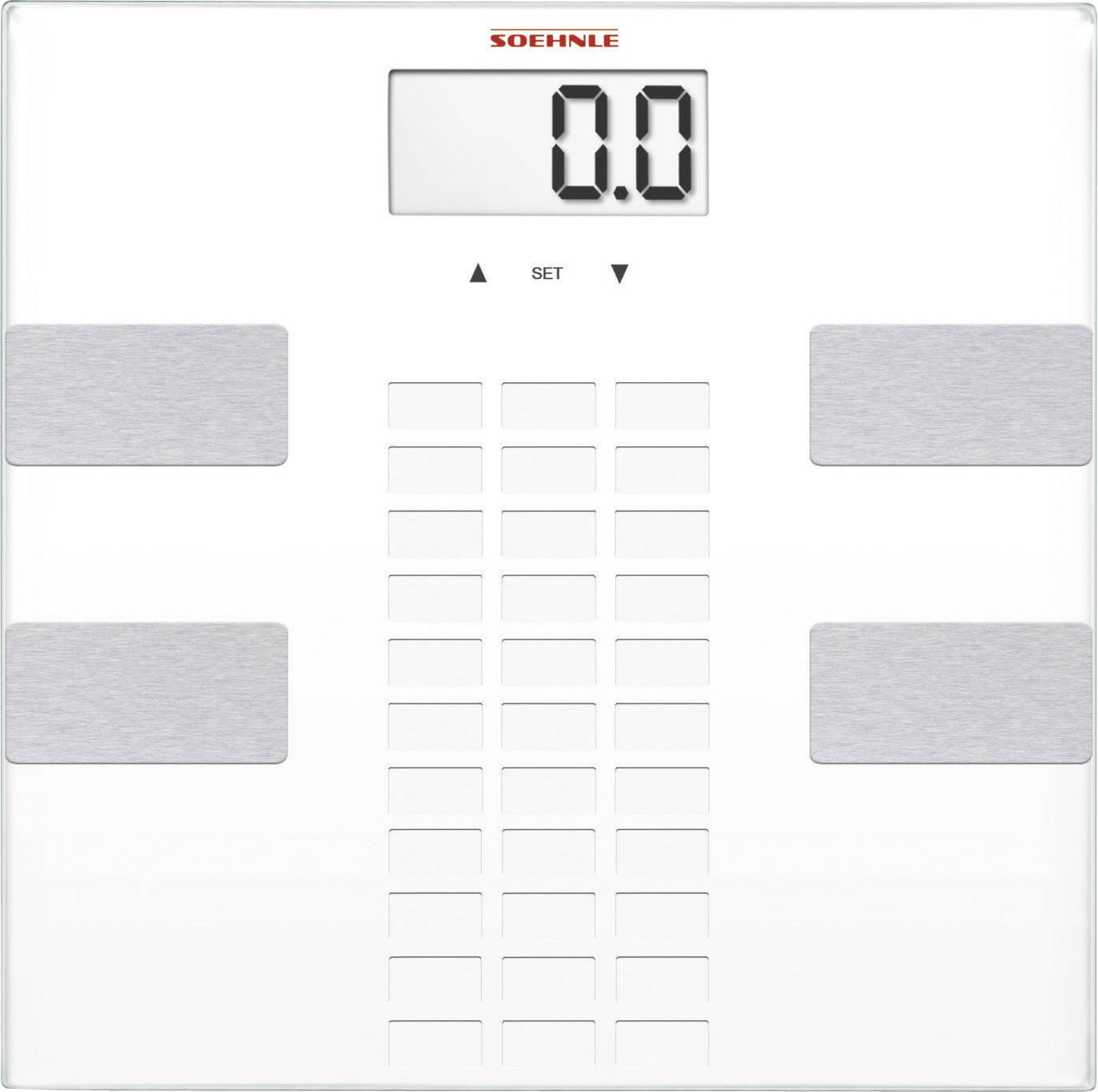 Soehnle Body Balance Easy Shape Körperanalysewaage Wägebereich (max.)=150 kg Weiß