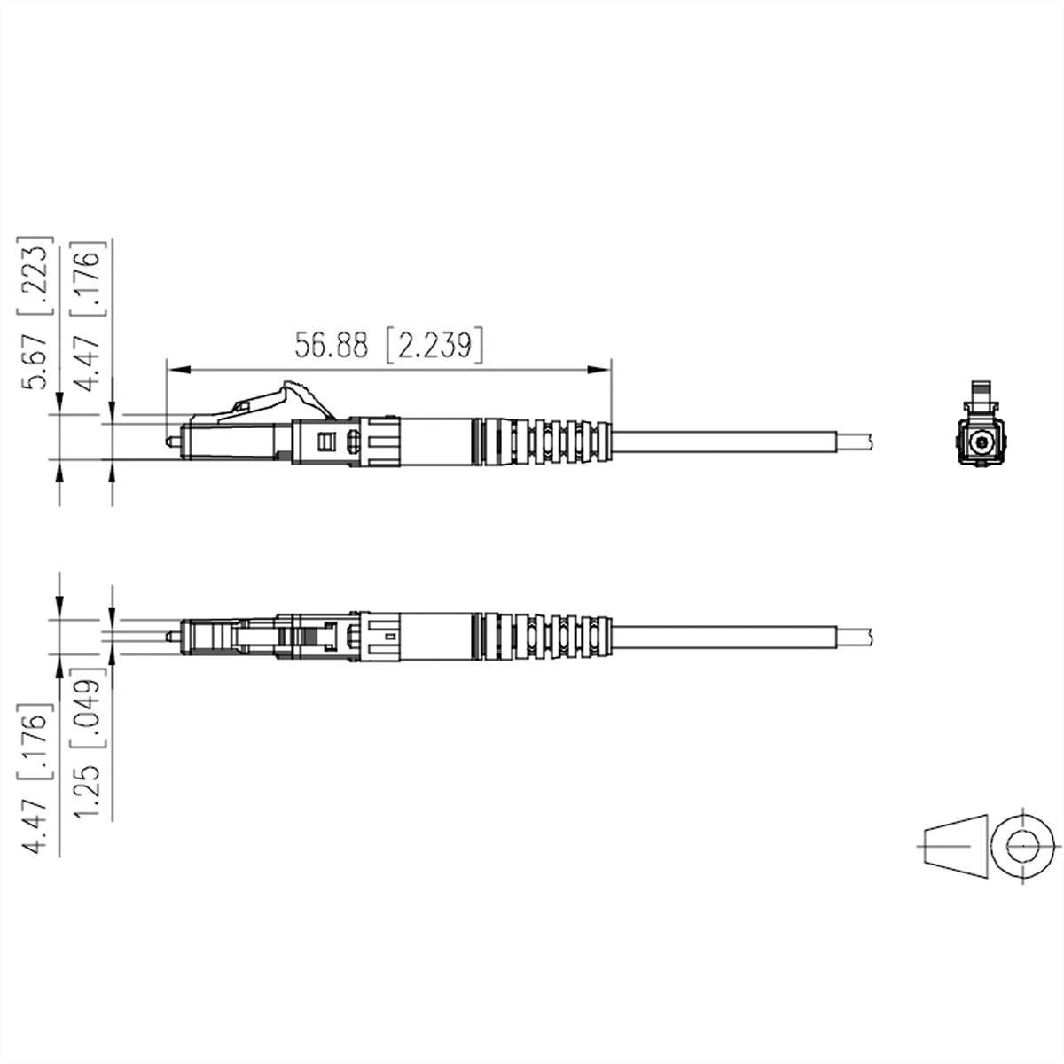 Metz Connect OpDAT FAST™Hybrid LCAPC OS2, 2,0+3,0 mm, 10St