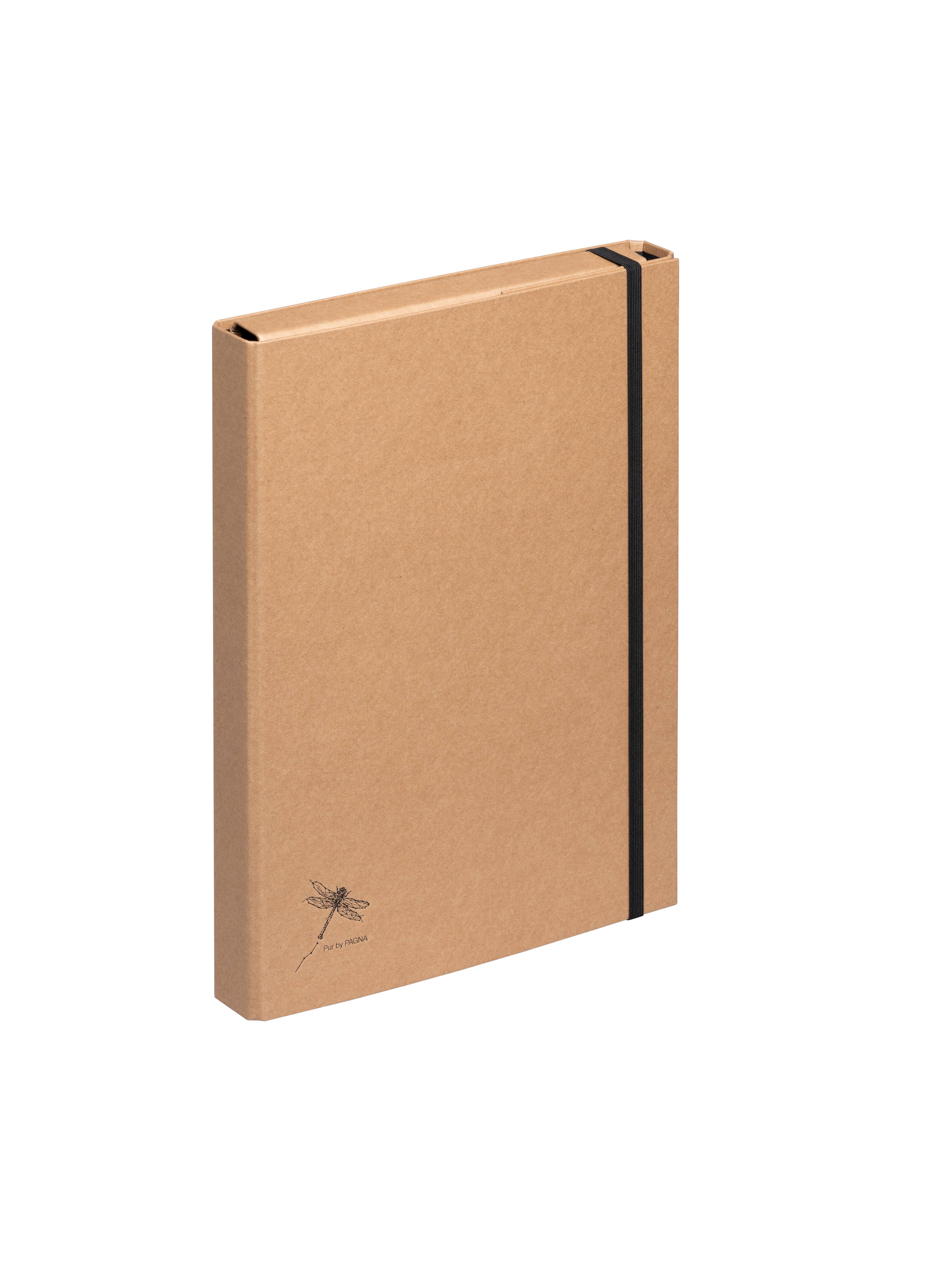 PAGNA Sammelbox A4 Pur Gummizugverschluss natur