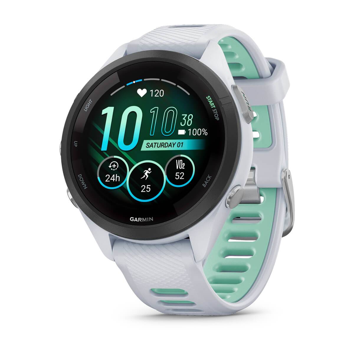 Garmin Forerunner 265S, 2,79 cm (1.1"), AMOLED, Touchscreen, 8 GB, GPS, 39 g
