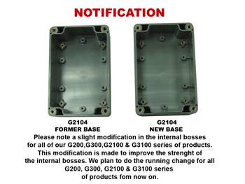 POLYCARBONAT-GEHÄUSE - WASSERDICHT - HELLGRAU - 195 x 80 x 55 mm
