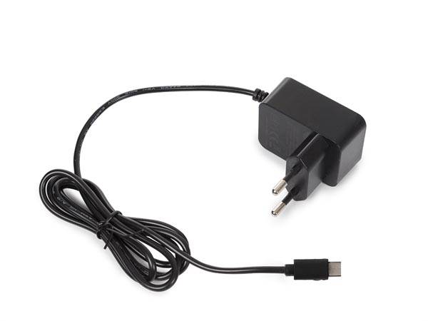 Kompaktes ladegerät mit usb-anschluss 5 vdc 3 a max. 15 w max. typ c