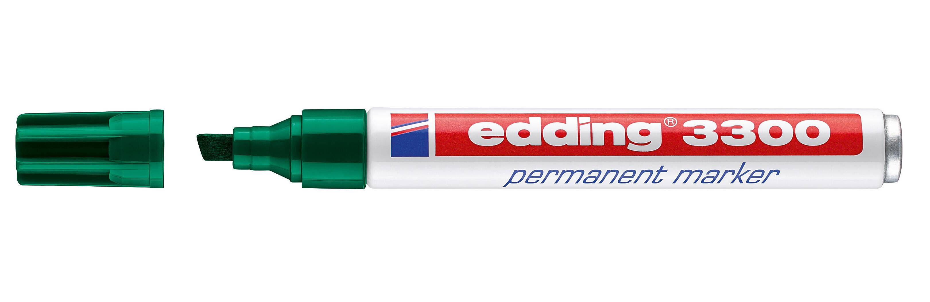 Permanentmarker edding 3300, nachfüllbar, 1 - 5 mm, grün