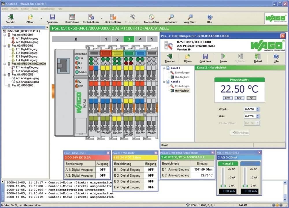 WAGO GmbH & Co. KG Software IO-CHECK USB-KIT 759-302/000-923