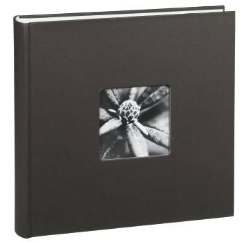 hama 00001898 Jumbo-Album "Fine Art", 30x30 cm, 100 weiße Seiten, Schwarz