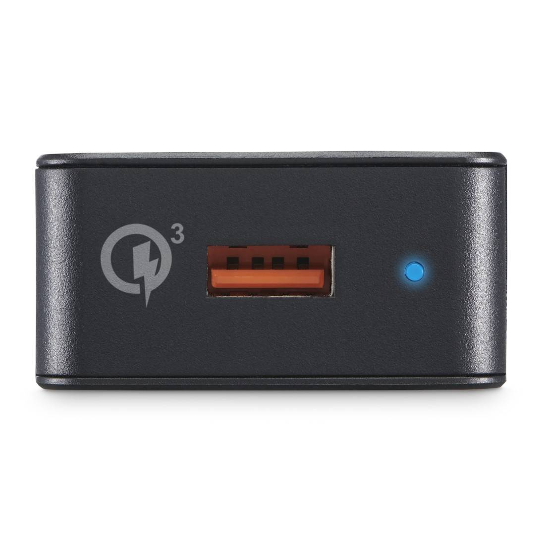 hama 00201641 Schnellladegerät, USB-A, 19,5 W, Schwarz