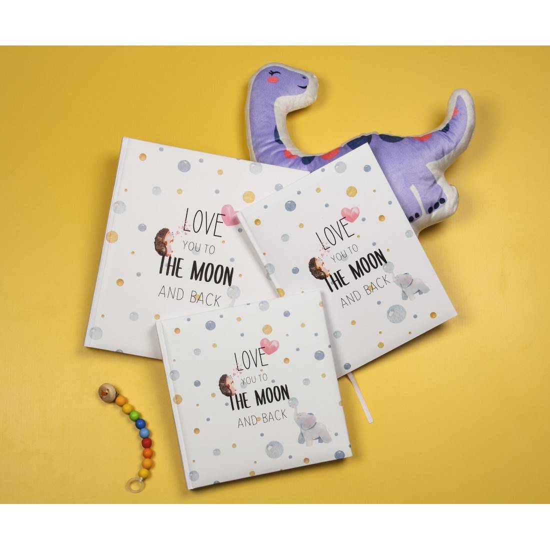 hama 00003862 Buch-Album "To The Moon", 25x25 cm, 50 weiße Seiten