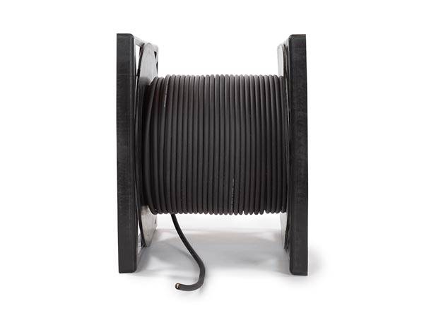 Hochwertiges lautsprecherkabel schwarz 2 x 2.50 mm² 100 m