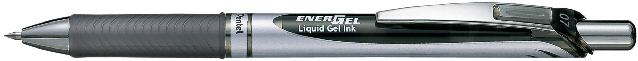 Liquid Gel-Roller EnerGel BL77, nachfüllbar, 0,35 mm, Schwarz