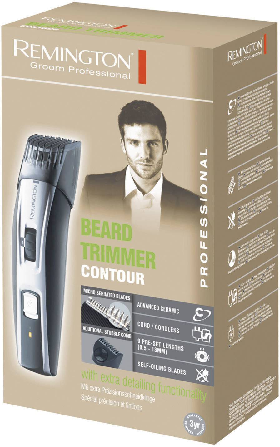 Remington MB4030 Contour Bartschneider abwaschbar Schwarz, Silber