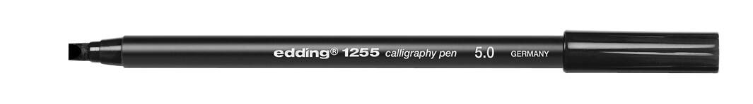 Kalligrafie-Stift edding 1255 calligraphy pen, 5,0 mm, schwarz