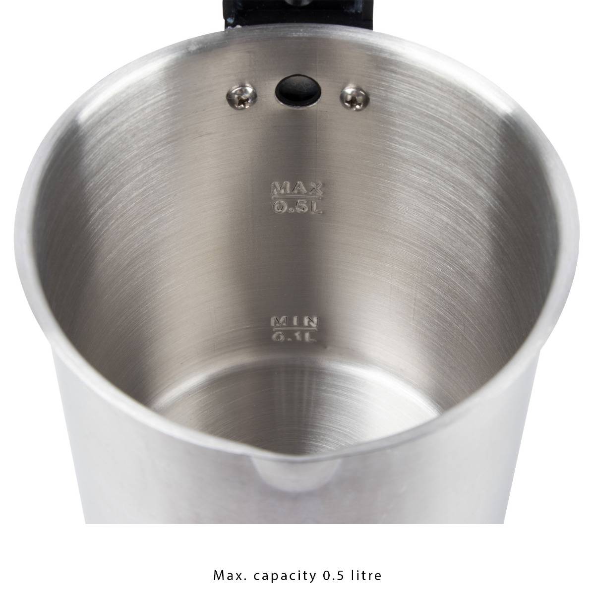 Bomann Reise-Wasserkocher WKR 1162 CB Edelstahl/schwarz