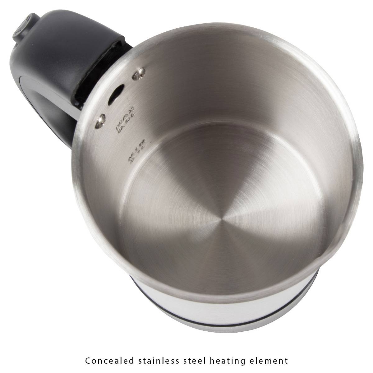 Bomann Reise-Wasserkocher WKR 1162 CB Edelstahl/schwarz