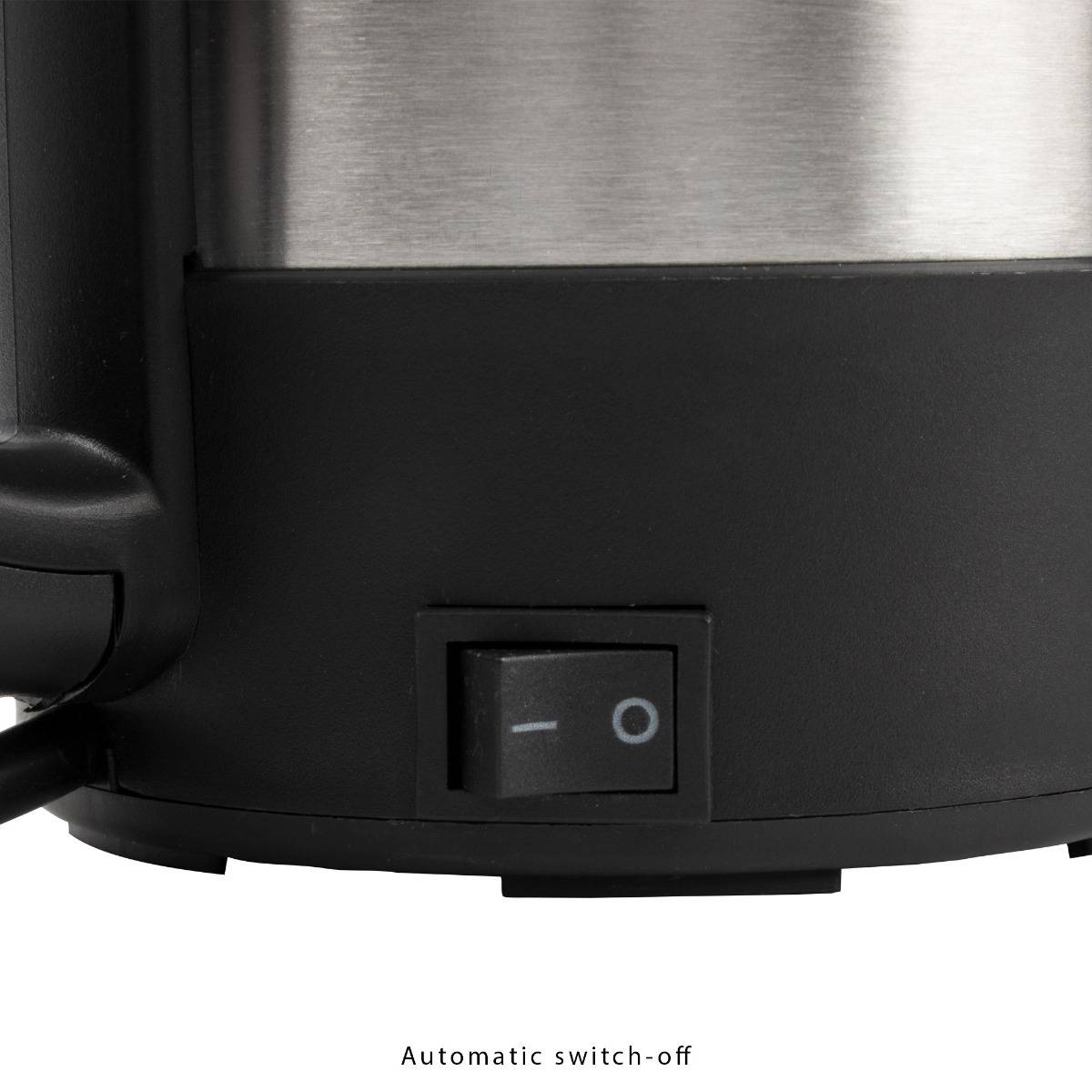 Bomann Reise-Wasserkocher WKR 1162 CB Edelstahl/schwarz