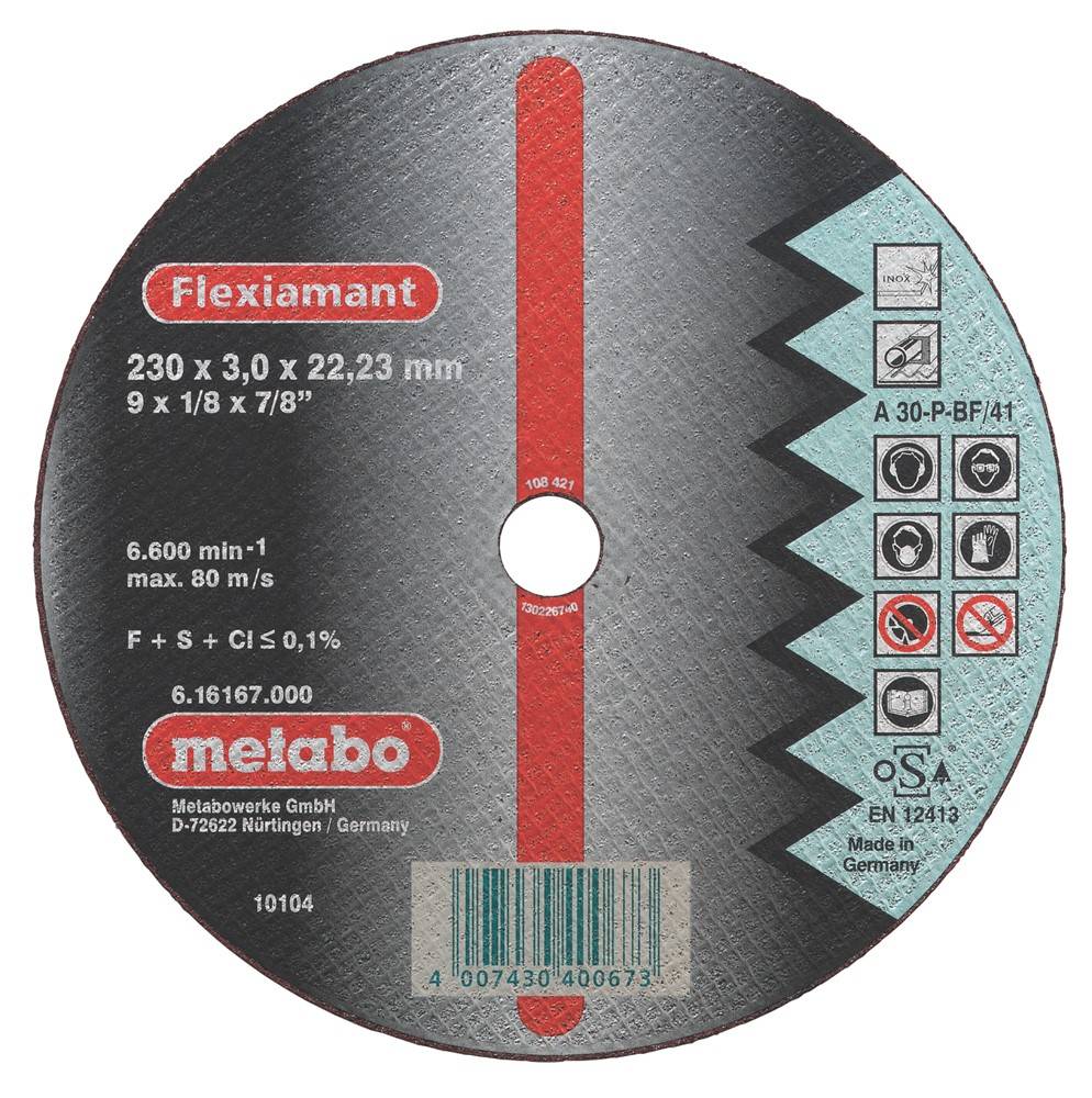 Metabo Flexiamant 125x2,5x22,23 mm Inox Trennscheibe gerade