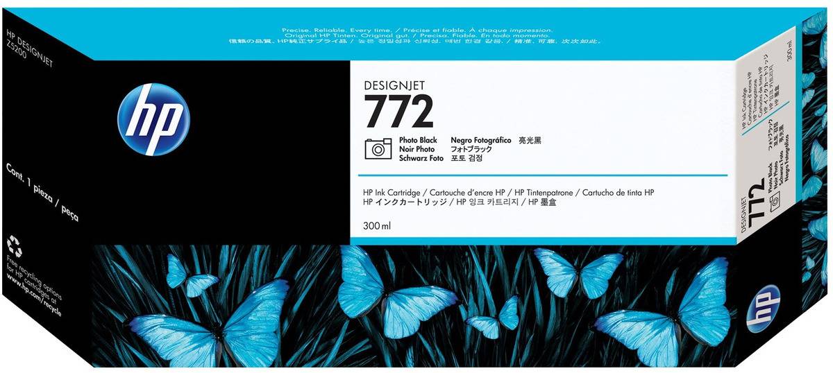 772 Photo black DesignJet printer cartridge, 300 ml,