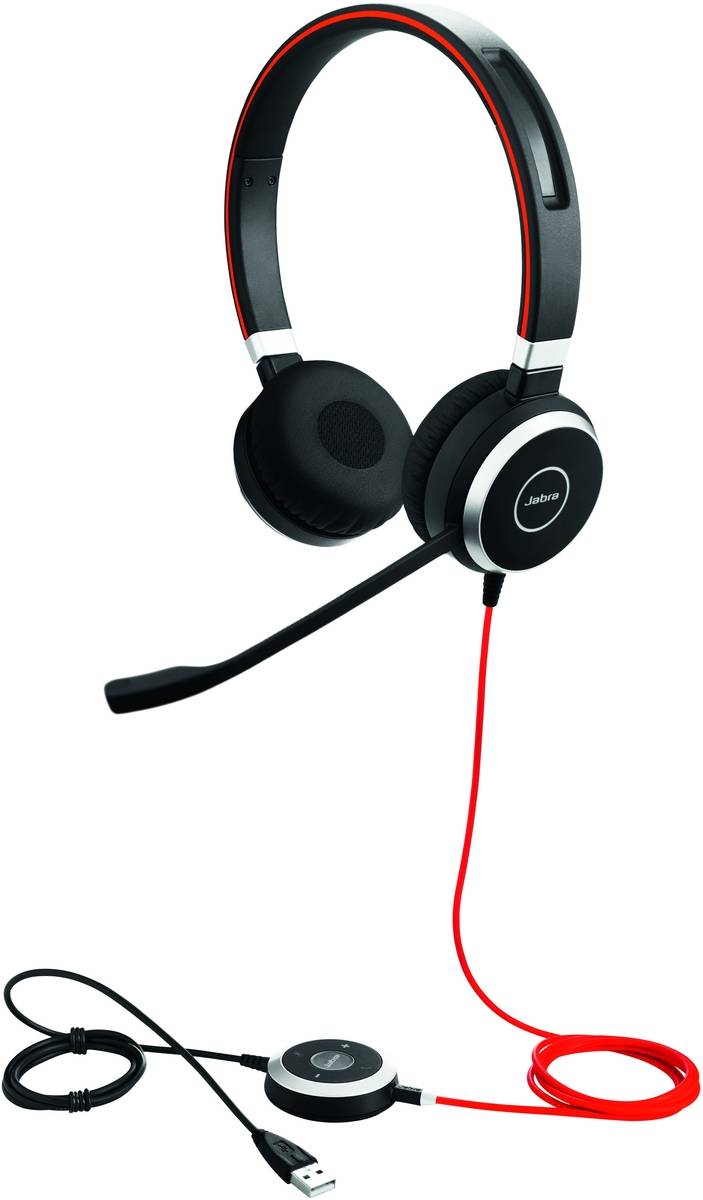 Jabra 6399-829-209 Computer On Ear Headset kabelgebunden Stereo Noise Cancelling Mikrofon-Stummschaltung
