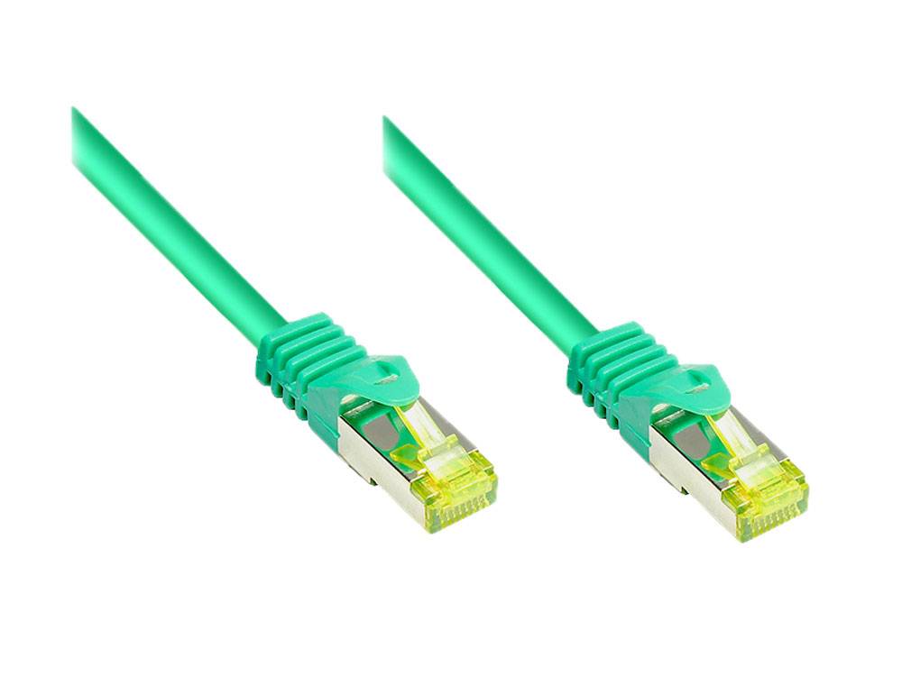 Good Connections Patchkabel m. Cat.7 Rohkabel grün 20m