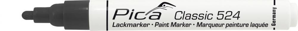 Pica Lackmarker 2-4mm mit Rundspitze Schwarz