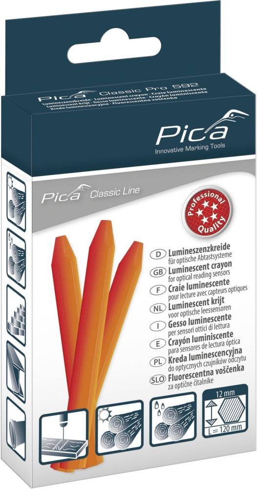 Pica-Marker Lumineszenzkreide orange 592/054