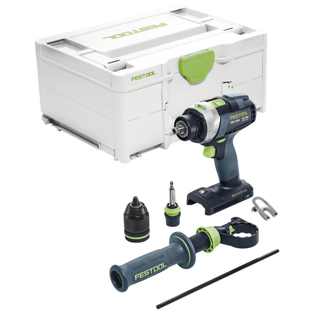 Festool 575604, Akku-Schlagbohrschrauber TPC 18/4 I-Basic QUADRIVE