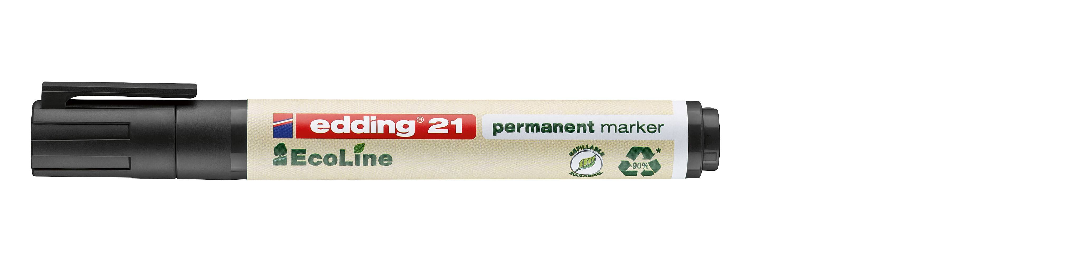 Permanentmarker 21 EcoLine, nachfüllbar, 1,5 - 3 mm, Schwarz