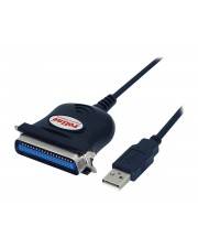 ROLINE USB Konverter Kabel USB nach IEEE 1284, schwarz, 1,8 m