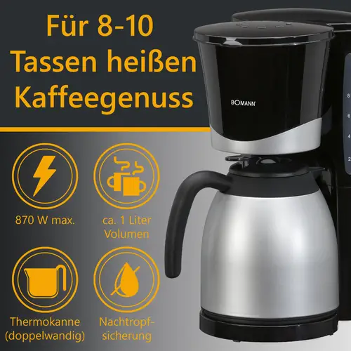 Thermo-Kaffeeautomat KA 168 CB sw Thermo-Kaffeeautomat KA 168 CB sw
